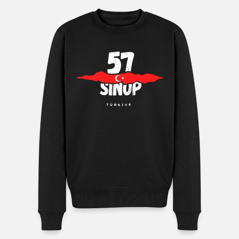 57 Sinop Turquie Türkiye - Pull Premium bio Homme - noir