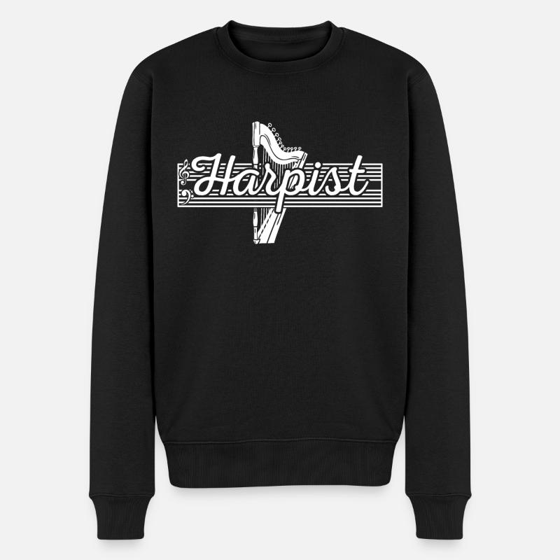 Harpes Harpes - Pull Premium bio Homme - noir