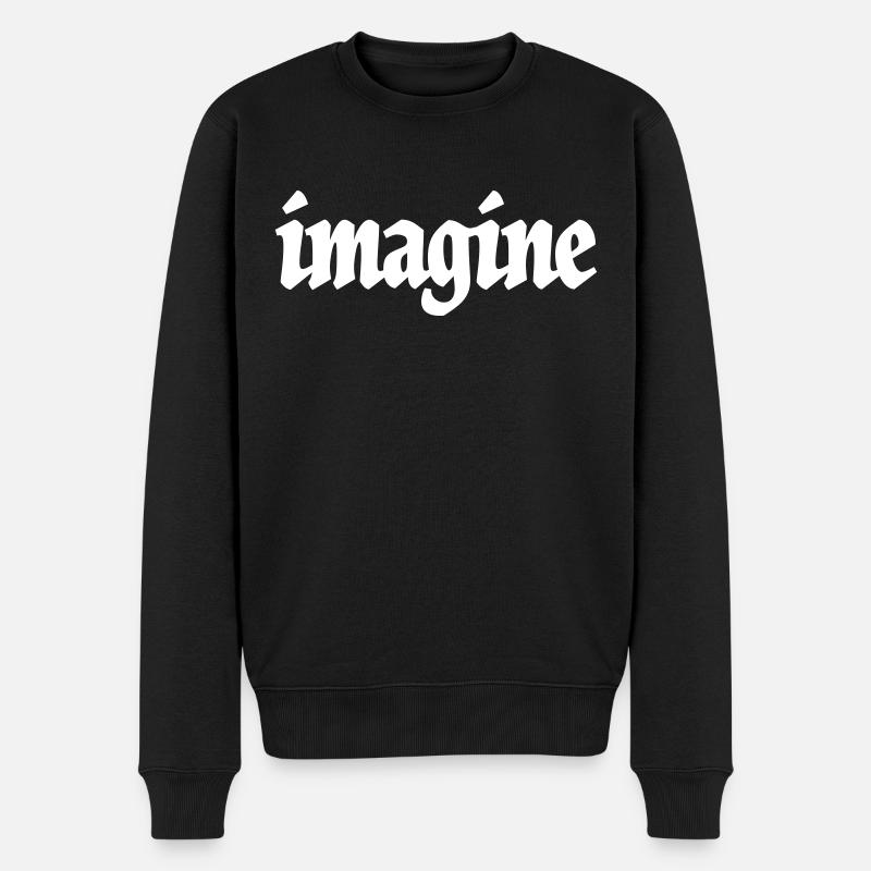 Imaginer - Pull Premium bio Homme - noir