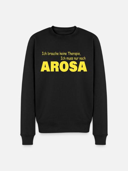 Therapy AROSA - Men's Premium Organic Jumper - black