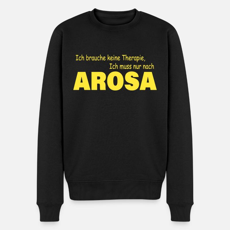 Thérapie AROSA - Pull Premium bio Homme - noir