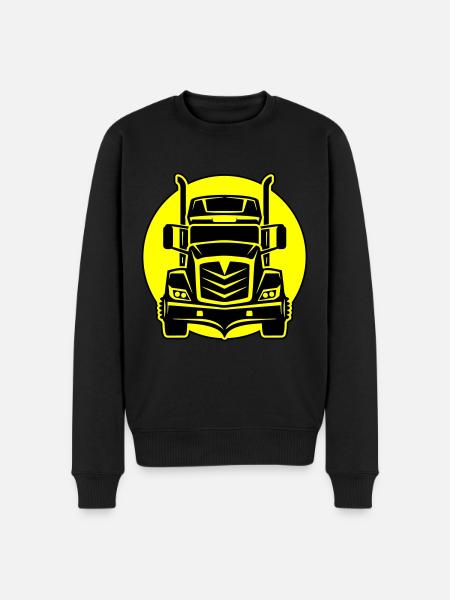 Trucker Truck Förare - Ekologisk premiumtröja herr - svart
