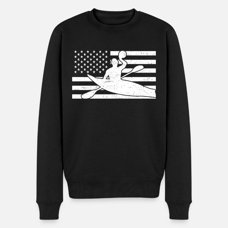 Canoë-polo - Pull Premium bio Homme - noir