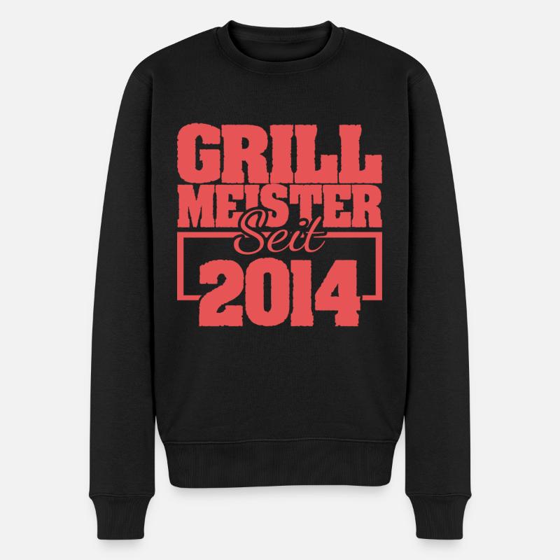 seit 2014 - Männer Premium Bio Pullover - Schwarz