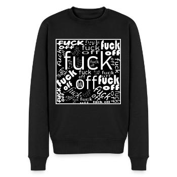 Va te faire foutre - Pull Premium bio Homme - noir - Devant - Nico (187cm)