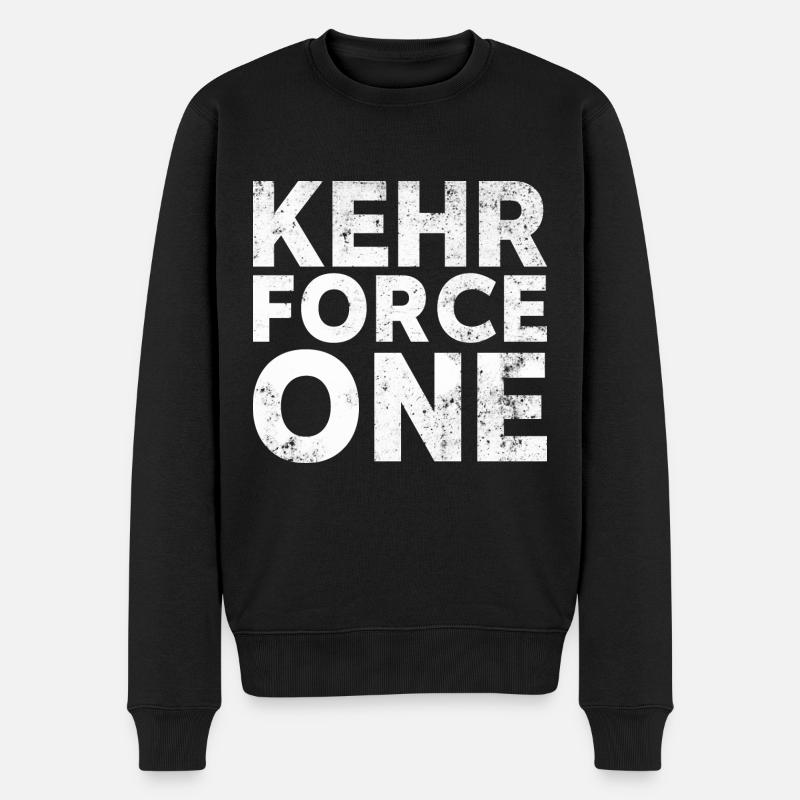 Kehr force one Straßenkehrer Straßenreiniger - Männer Premium Bio Pullover - Schwarz
