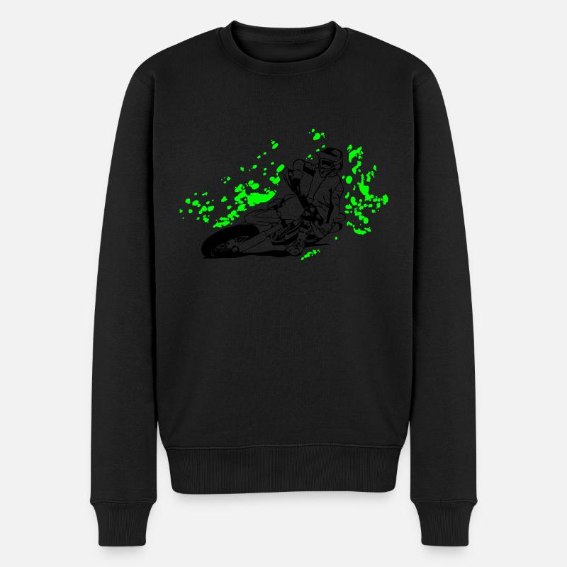 Supermoto - Supermotard - Pull Premium bio Homme - noir