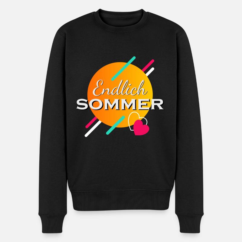 Enfin l’été - Pull Premium bio Homme - noir