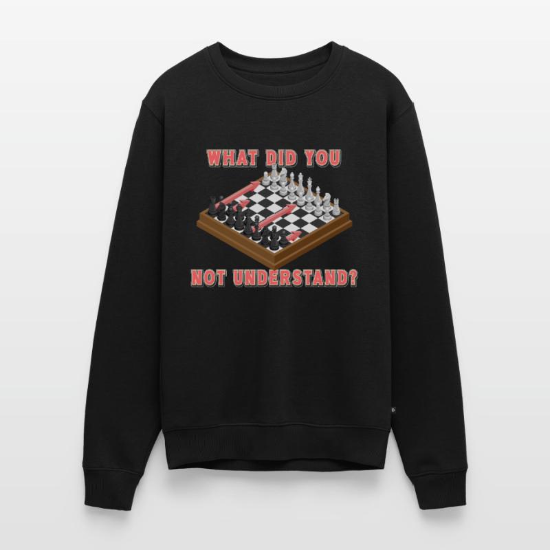 Qu’est-ce que vous n’avez pas compris ? Coups d’échecs Pull Premium bio Homme