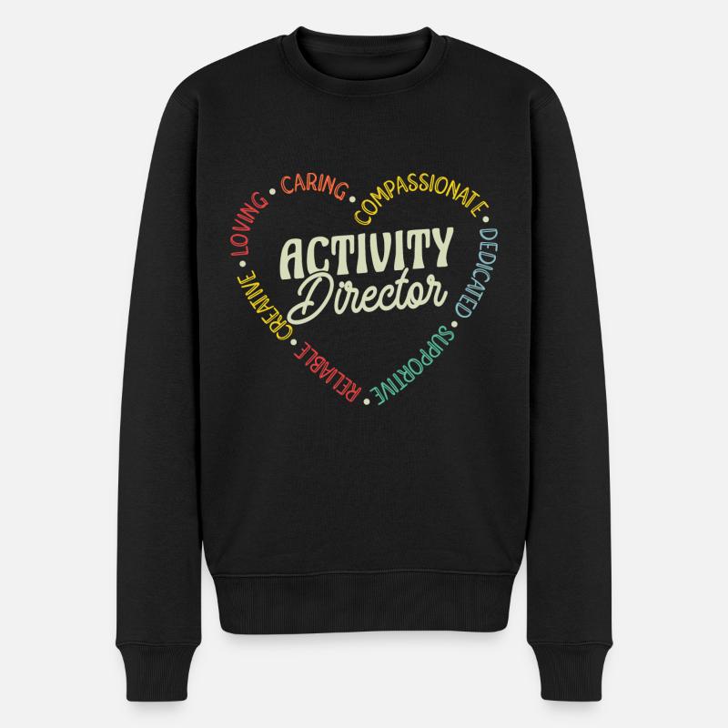 Awesome Activity Director Activity - Männer Premium Bio Pullover - Schwarz