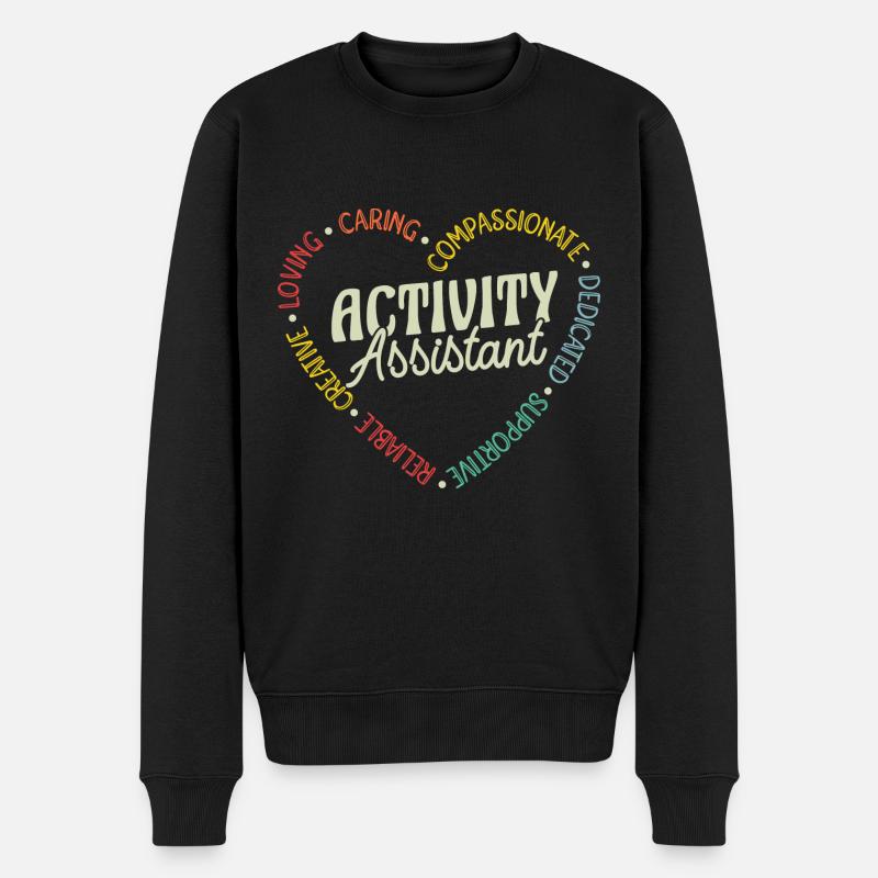 Awesome Activity Assistant - Männer Premium Bio Pullover - Schwarz
