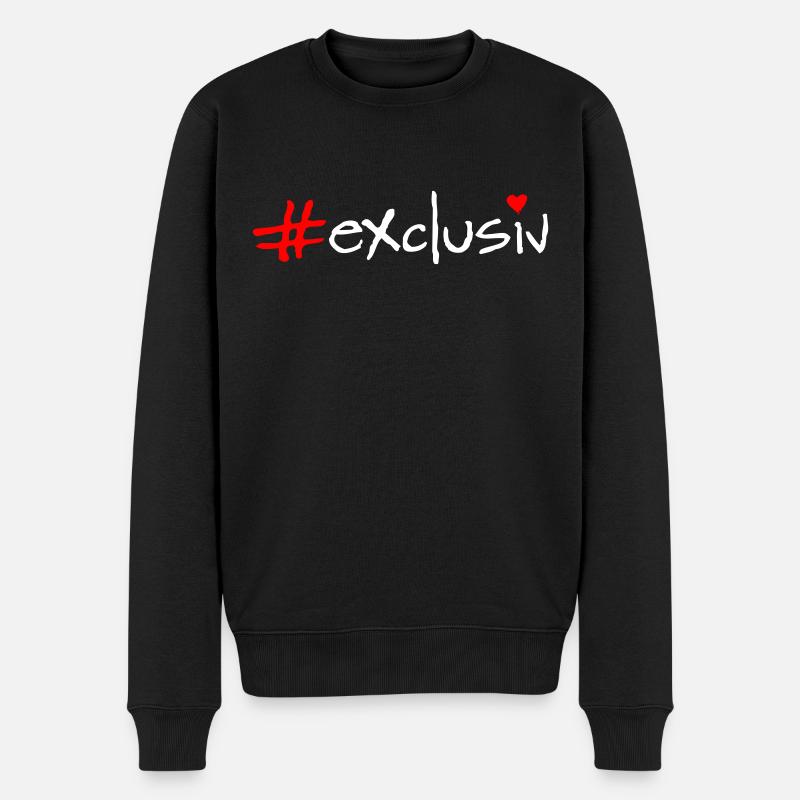 exclusivement - Pull Premium bio Homme - noir