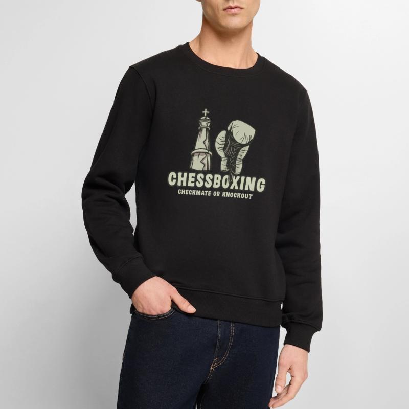 Schachboxen - Schachmatt Oder Knockout Schachboxen Männer Premium Bio Pullover