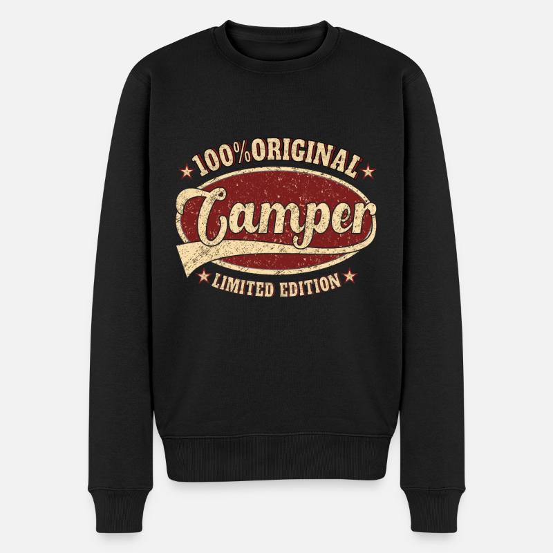 Camper 100% Original Camper - Männer Premium Bio Pullover - Schwarz
