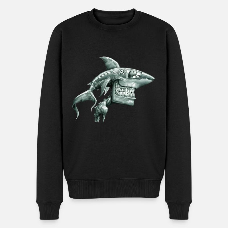 Requin Gobelin - Pull Premium bio Homme - noir