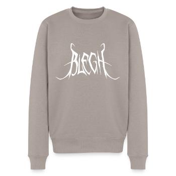 Blegh Metal Heavy Metal Metalcore Death Metal - Pull Premium bio Homme - taupe - Devant - Nico (187cm)