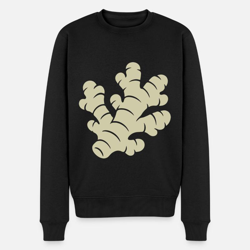 Ginger Design – Frais et sain - Pull Premium bio Homme - noir