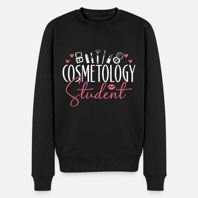 Cosmetologist Future - Männer Premium Bio Pullover - Schwarz