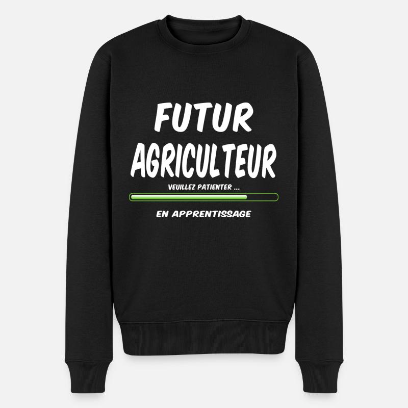 Futur agriculteur - Pull Premium bio Homme - noir