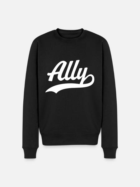 Ally - Men's Premium Organic Jumper - black