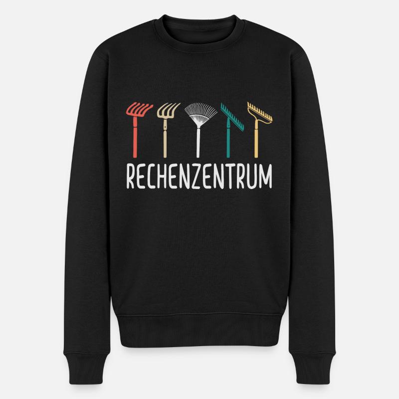 Rechenzentrum Lustig Gärtner Landschaftspfleger - Männer Premium Bio Pullover - Schwarz