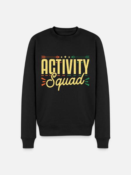 Activity Squad Activity Director - Männer Premium Bio Pullover - Schwarz