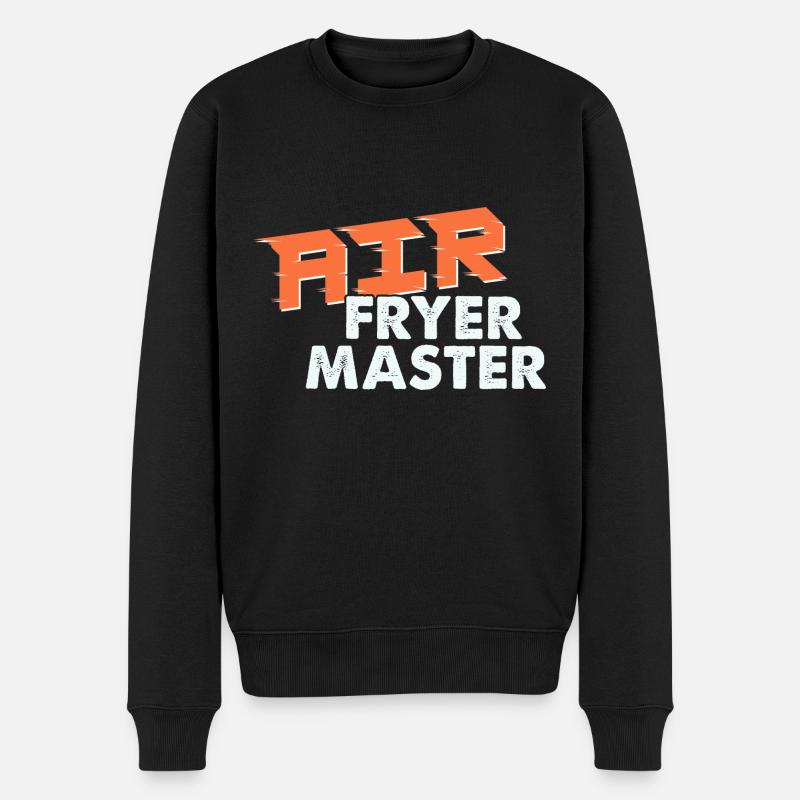 Heißluftfritteuse Master Culinary Crafts - Männer Premium Bio Pullover - Schwarz