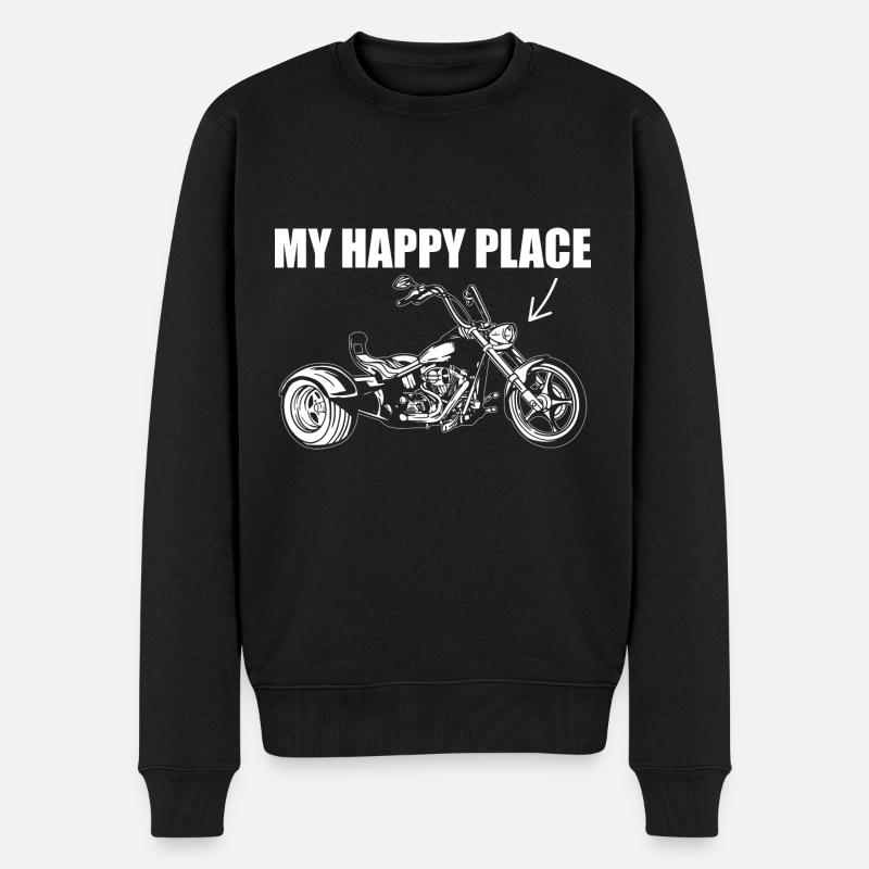 Trike - Pull Premium bio Homme - noir
