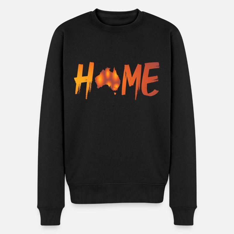 ACCUEIL AUSTRALIE - Pull Premium bio Homme - noir