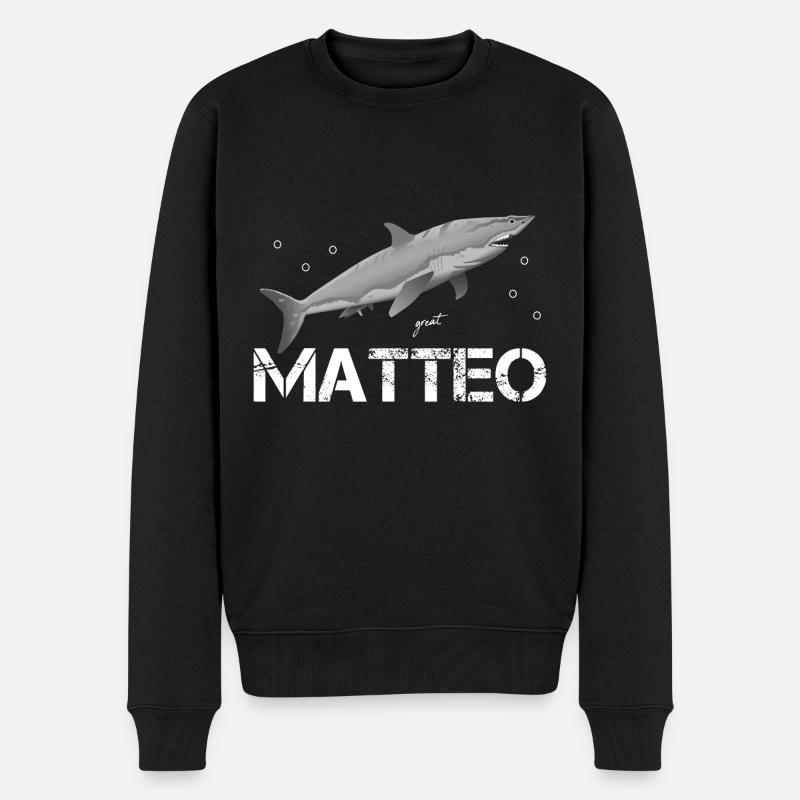Matteo Anniversaire Matteo - Pull Premium bio Homme - noir