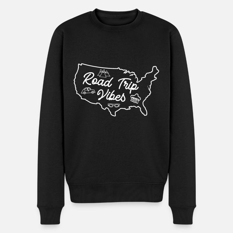 Traveller Flight Vacation - Pull Premium bio Homme - noir