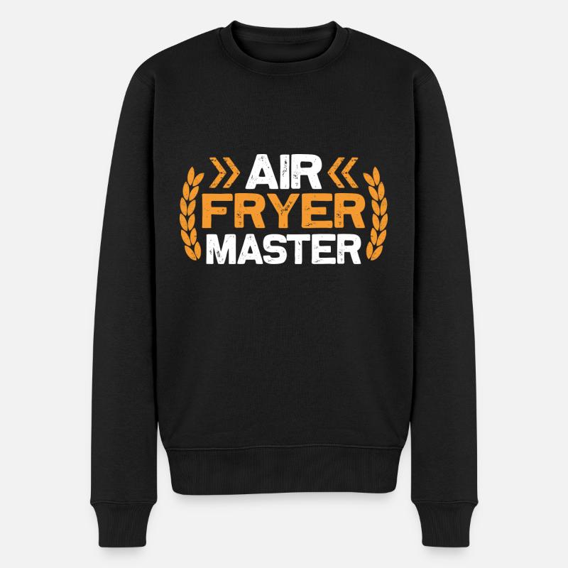 Heißluftfritteuse Master Culinary Crafts - Männer Premium Bio Pullover - Schwarz