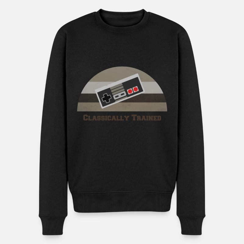 Classically trained Retro Gaming - Pull Premium bio Homme - noir