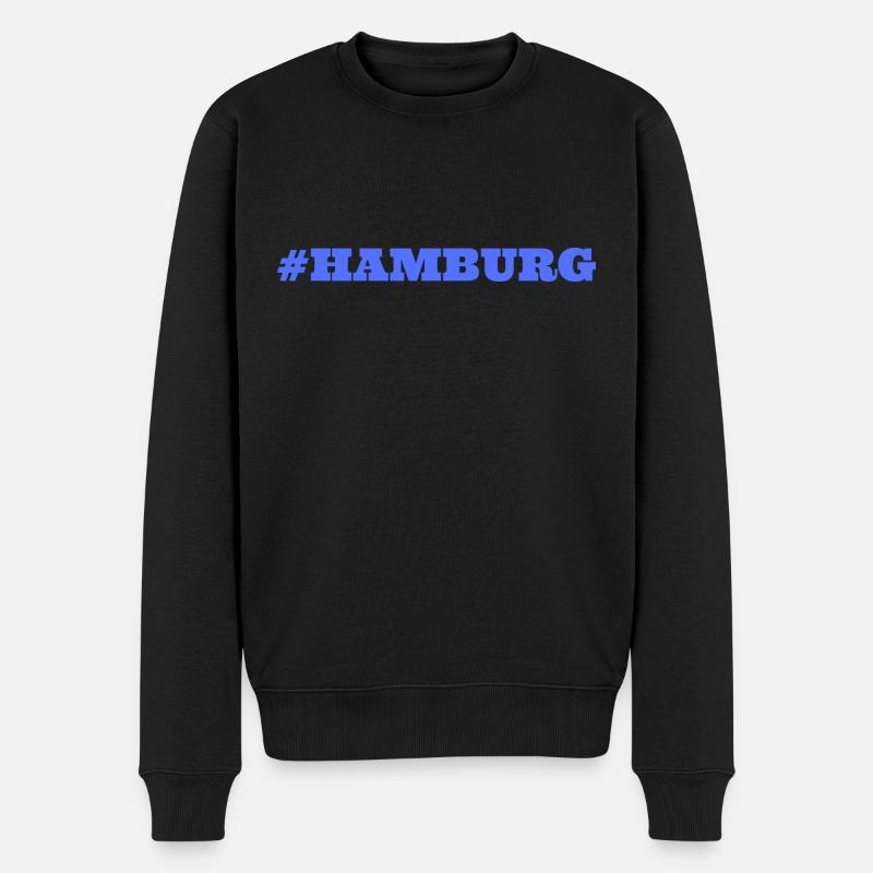 #Hamburg - Pull Premium bio Homme - noir