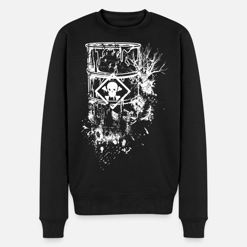 Giftmüll - Männer Premium Bio Pullover - Schwarz