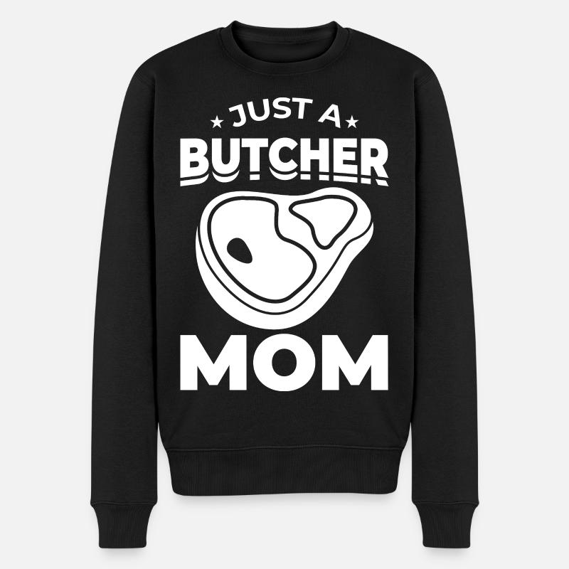 Juste une mère boucherie - Pull Premium bio Homme - noir