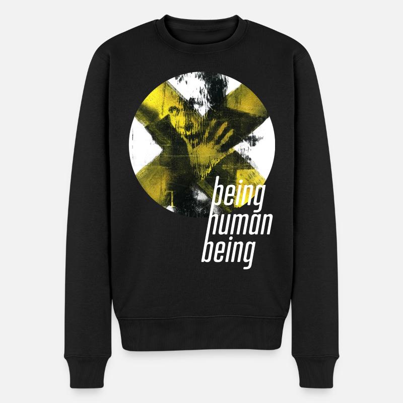 ThinkBick_being_human_being_2026_5 - Pull Premium bio Homme - noir