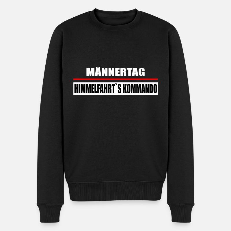 Vatertag - Männer Premium Bio Pullover - Schwarz
