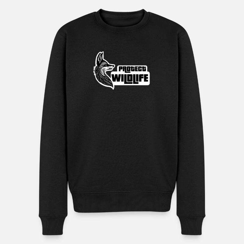 Protéger la faune - Pull Premium bio Homme - noir