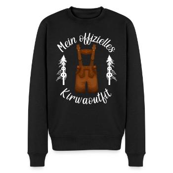 Mein offizielles Kirwaoutfit - Männer Premium Bio Pullover - Schwarz - Vorne - Nico (187cm)