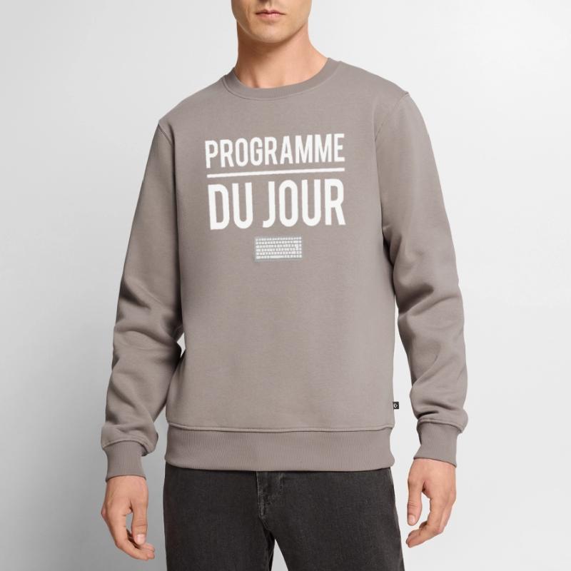 Programme du jour développeur codeur code humour Pull Premium bio Homme