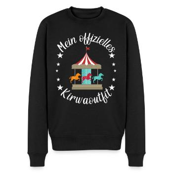 Mein offizielles Kirwaoutfit - Männer Premium Bio Pullover - Schwarz - Vorne - Nico (187cm)