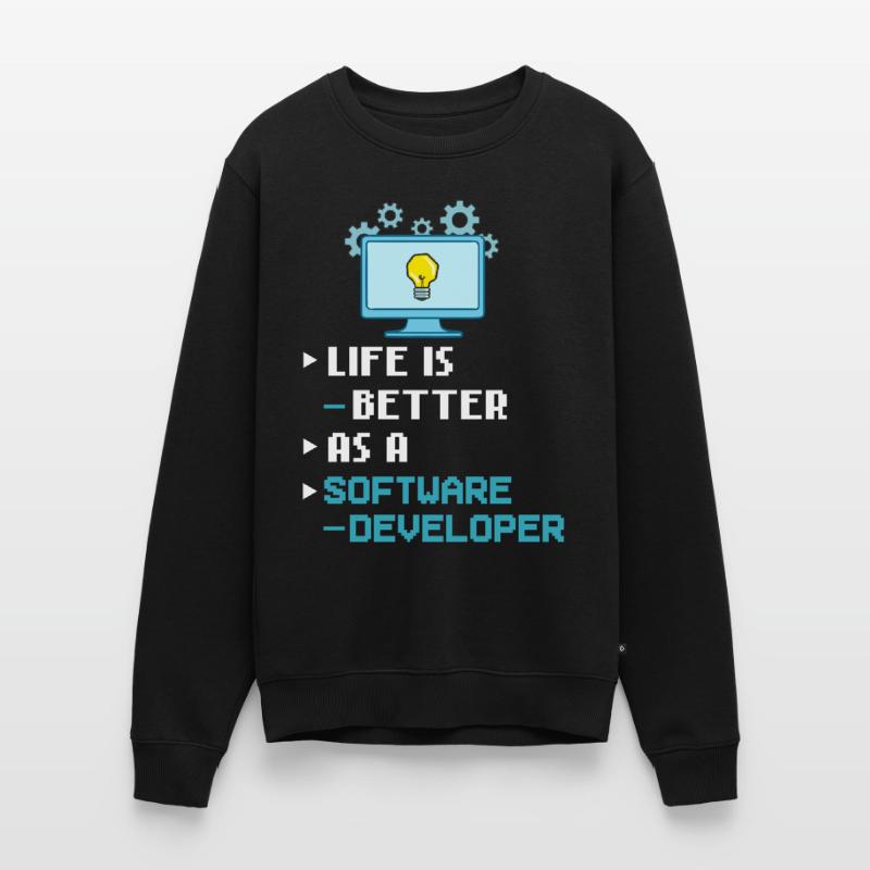 Software Development Software Developer Developer Men's Premium Organic Jumper