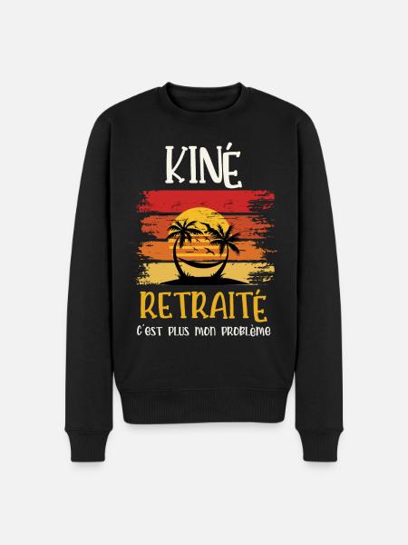 kiné retraité - Pull Premium bio Homme - noir