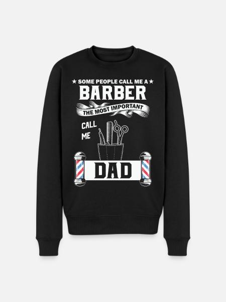 Coiffeur Cutter - Pull Premium bio Homme - noir