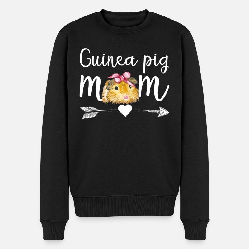 maman cochon d'Inde - Pull Premium bio Homme - noir