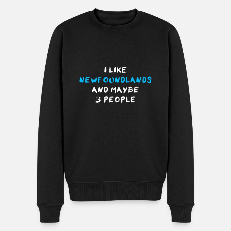Neufundländer de Terre-Neuve - Pull Premium bio Homme - noir