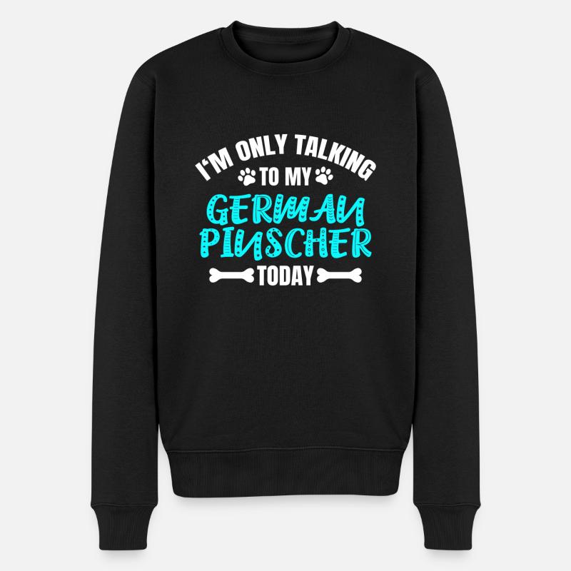 German Pinscher - Männer Premium Bio Pullover - Schwarz