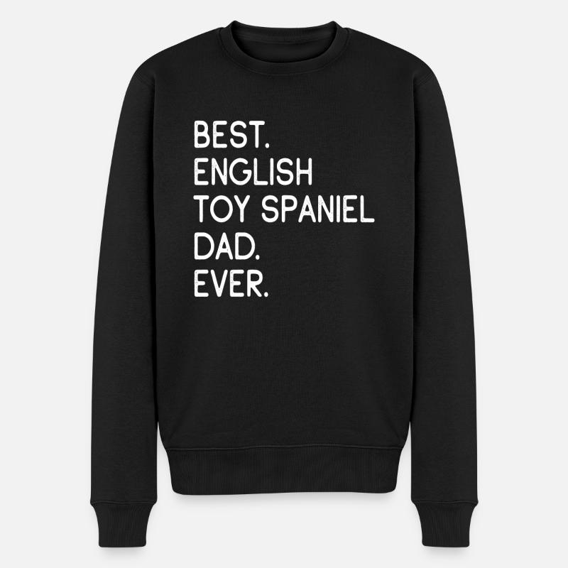 Épagneul jouet anglais - Pull Premium bio Homme - noir