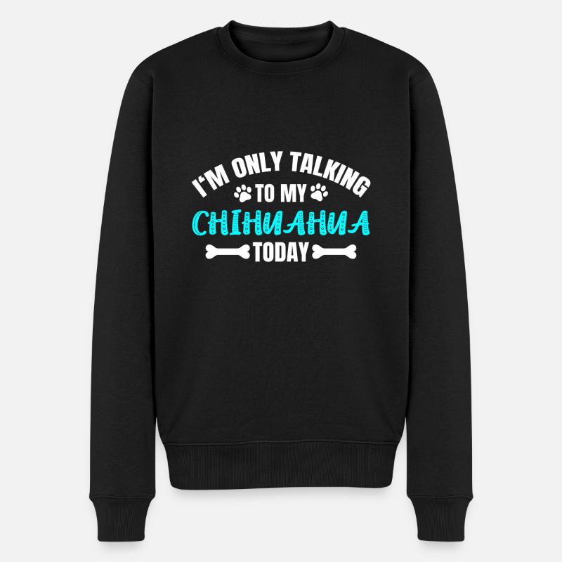 Chihuahua - Pull Premium bio Homme - noir